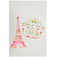 Обложка для паспорта Meet me in Paris Light