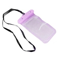 Чехол для телефона водонепроницаемый бледно-фиолетовый