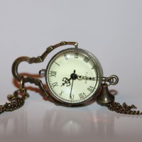Карманные часы-кулон _Сфера Antique Gold vintage