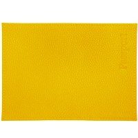 Обложка для паспорта желтая