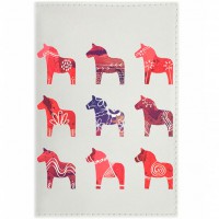Обложка для паспорта Painted horse Light
